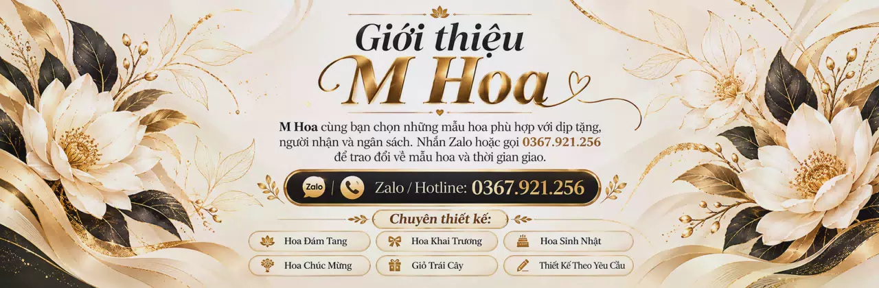 Ảnh bìa Shop hoa tươi Xã An Thạnh Cần Thơ - Từ lời nhắn đến món hoa vừa ý